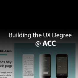 Building the UX Degree at ACC