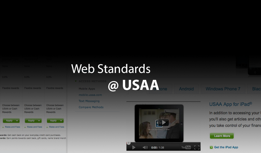 Web Standards at USAA